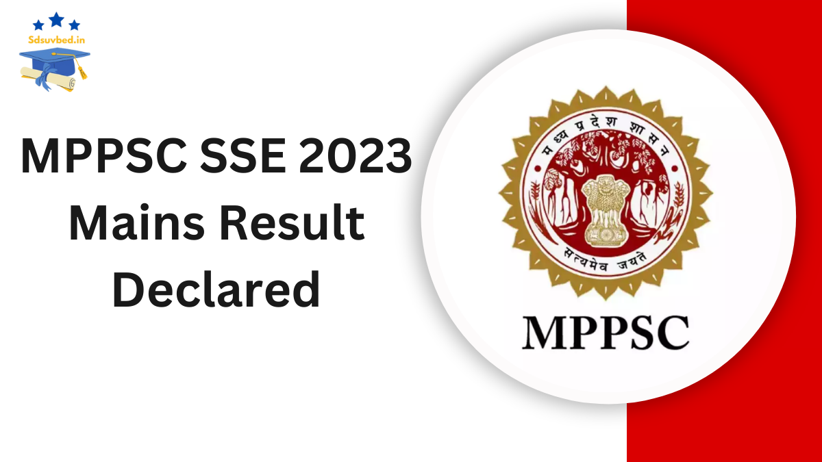 MPPSC SSE 2023 Mains Result