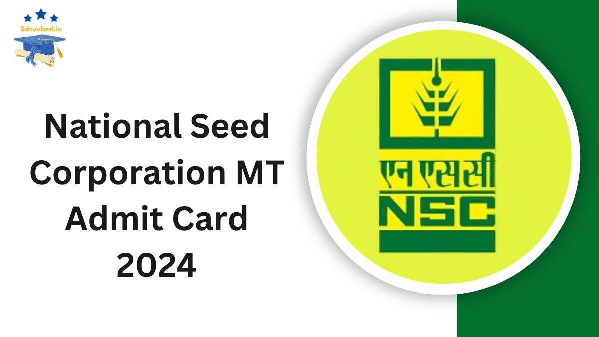 National Seed Corporation MT Admit Card