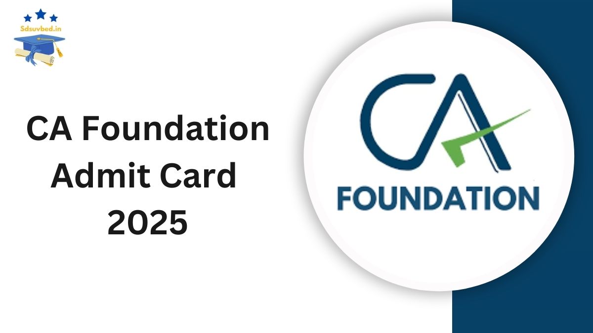 CA Foundation Admit Card