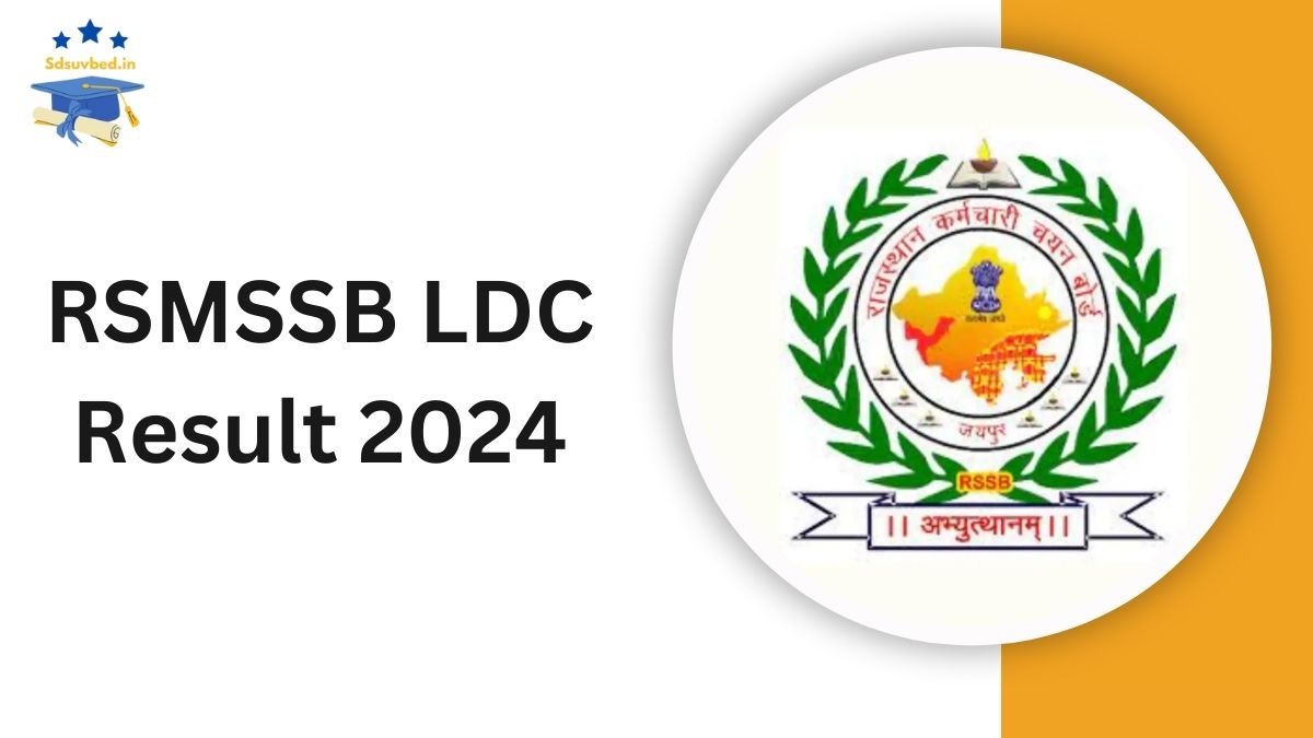 RSMSSB LDC Result