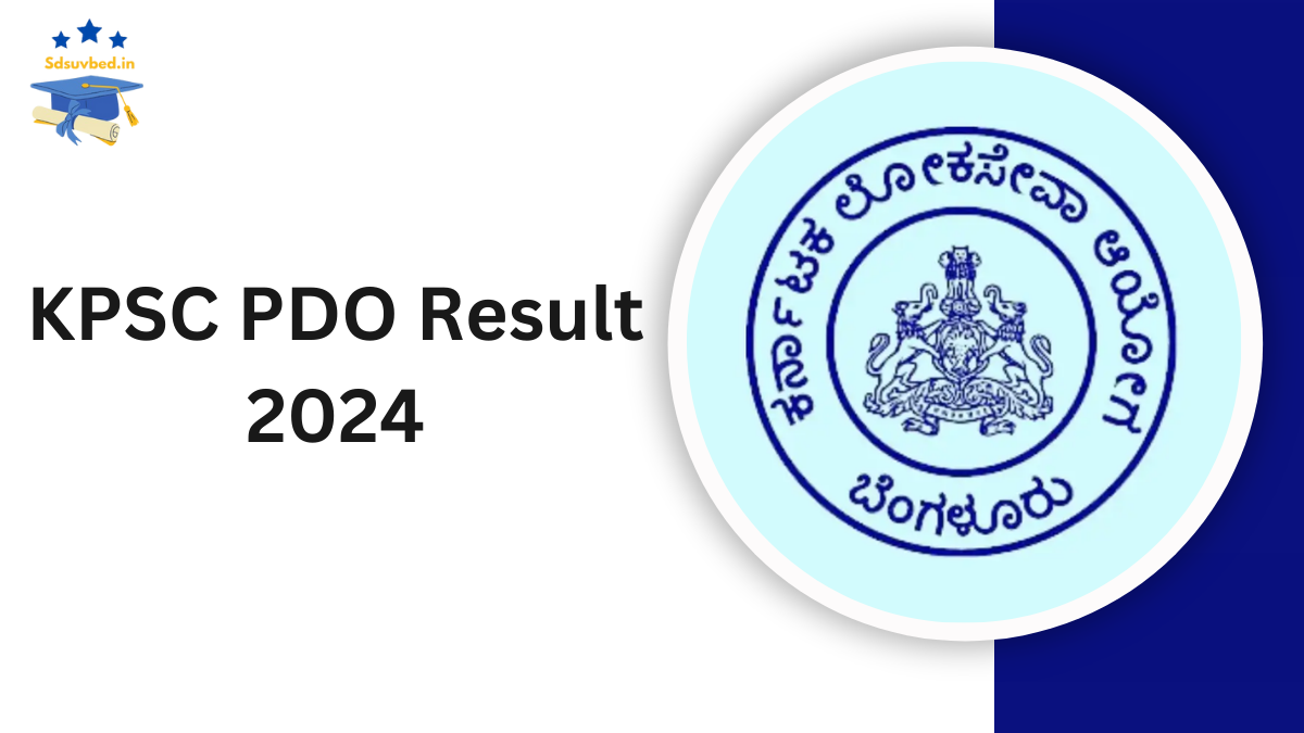 KPSC PDO Result