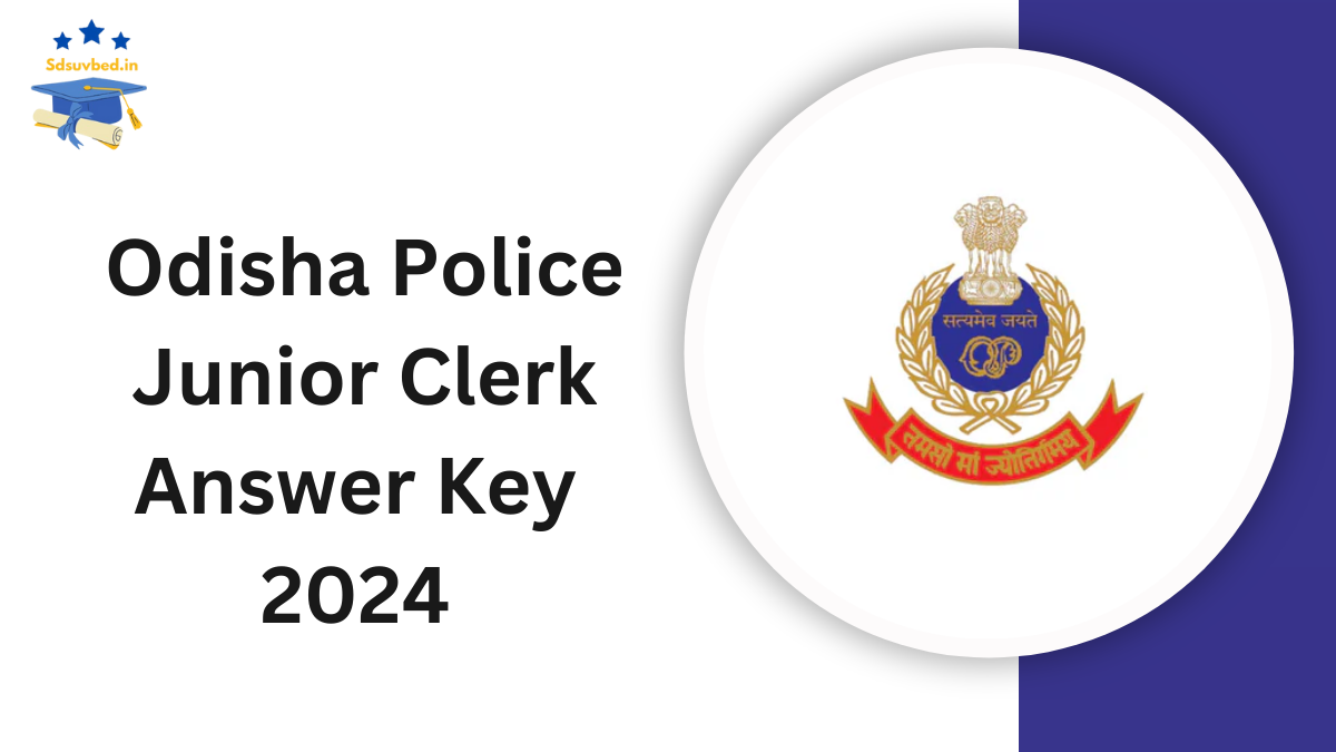 Odisha Police Junior Clerk Answer Key