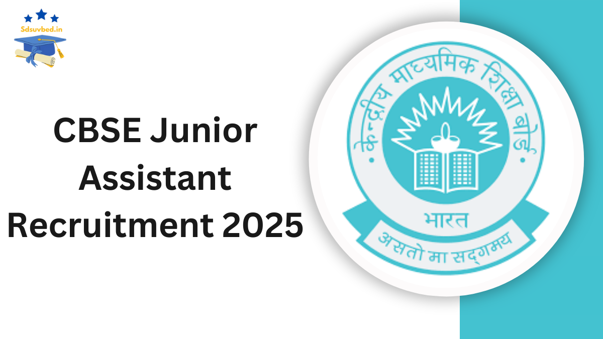 CBSE Junior Assistant Recruitment