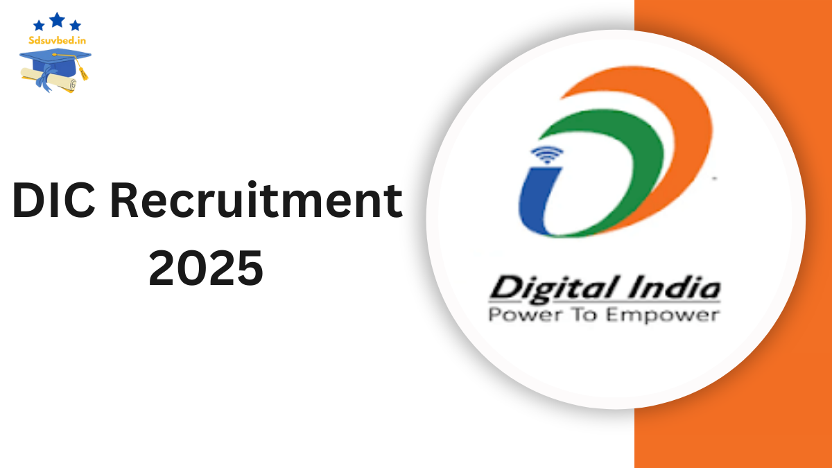 DIC Recruitment 2025