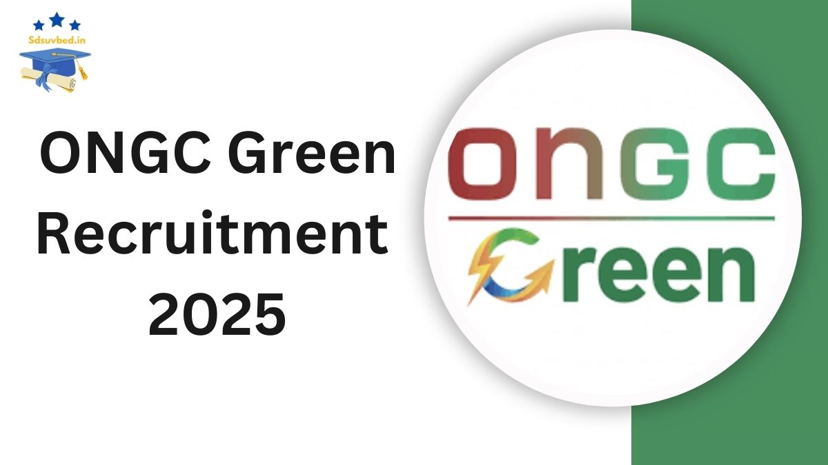 ONGC Green Recruitment 2025