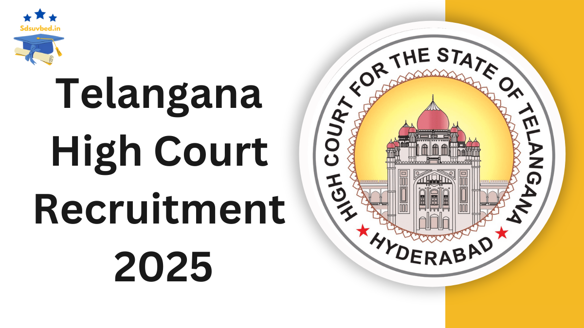 Telangana High Court Recruitment