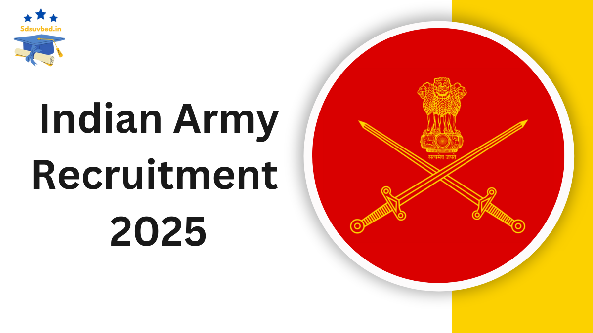 Indian Army Recruitment 2025: 381 Vacancies Open for SSC Tech Men and Women