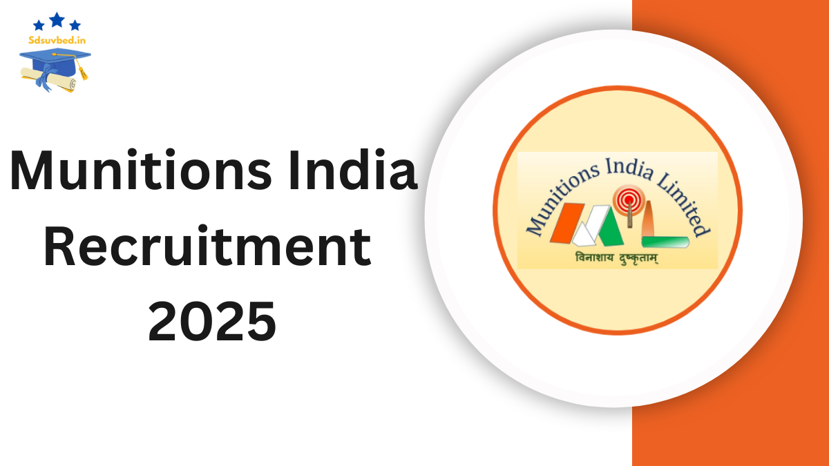 Munitions India Recruitment 2025