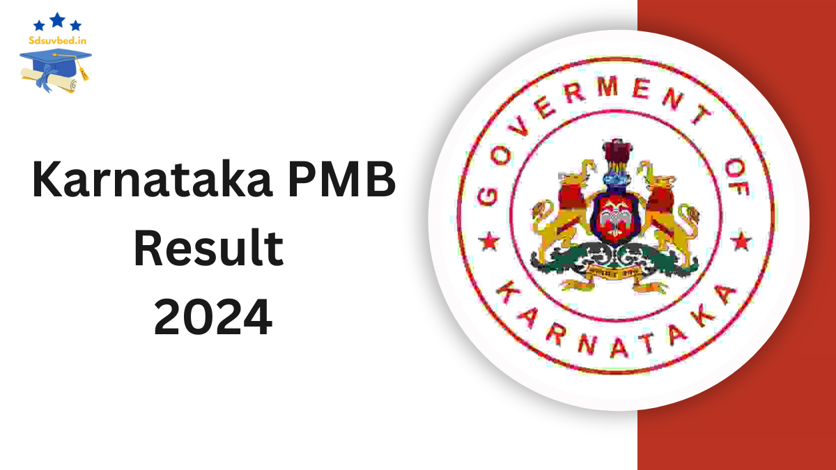 Karnataka PMB Result 2024