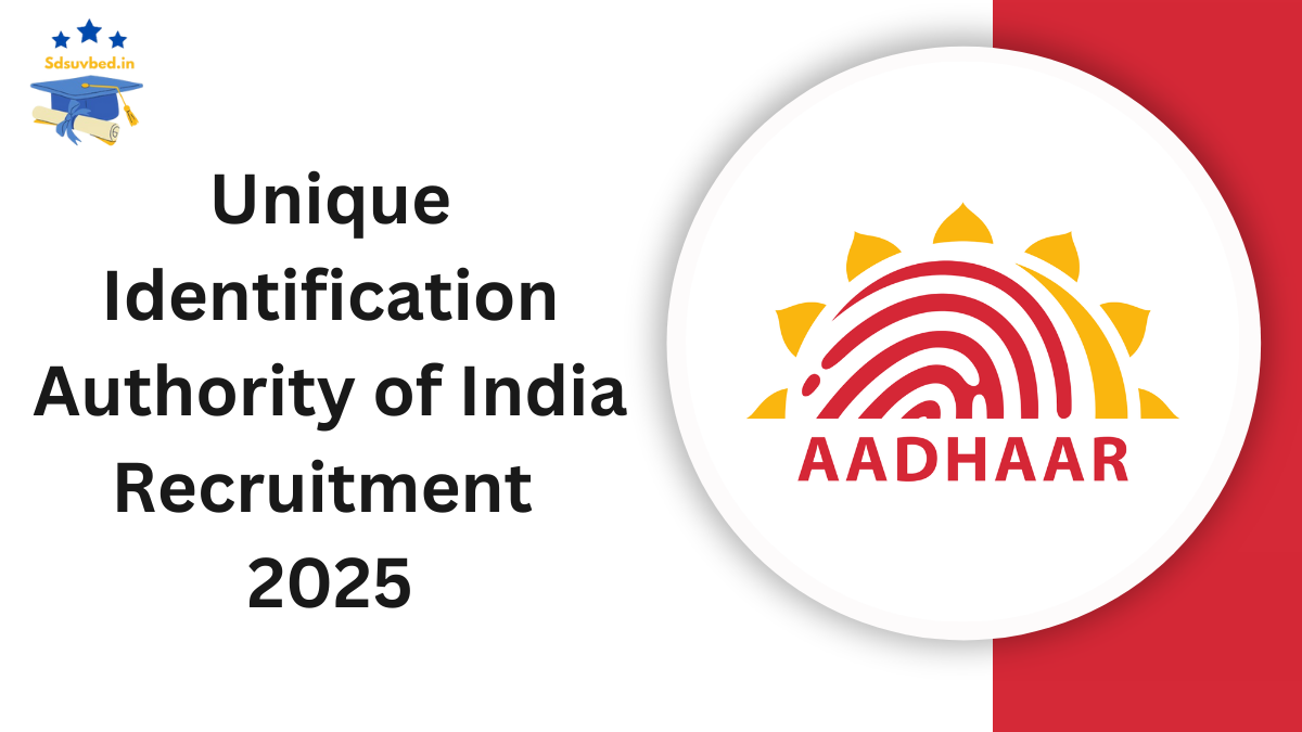 Unique Identification Authority of India Recruitment