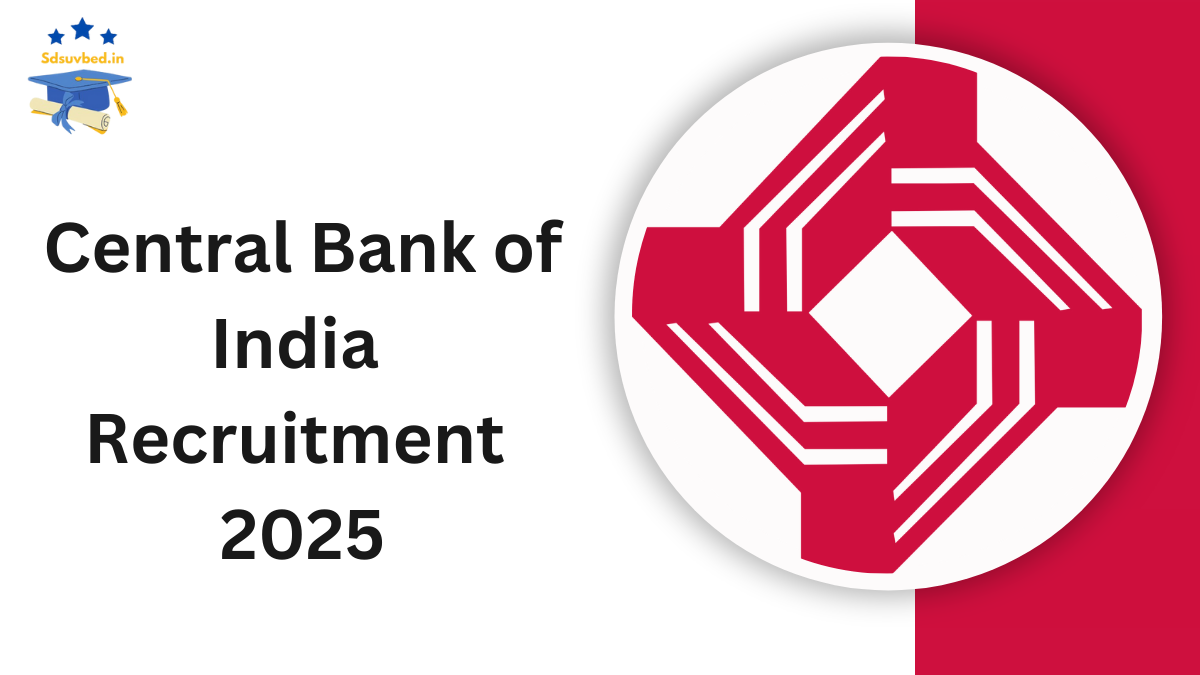 Central Bank of India Recruitment 2025