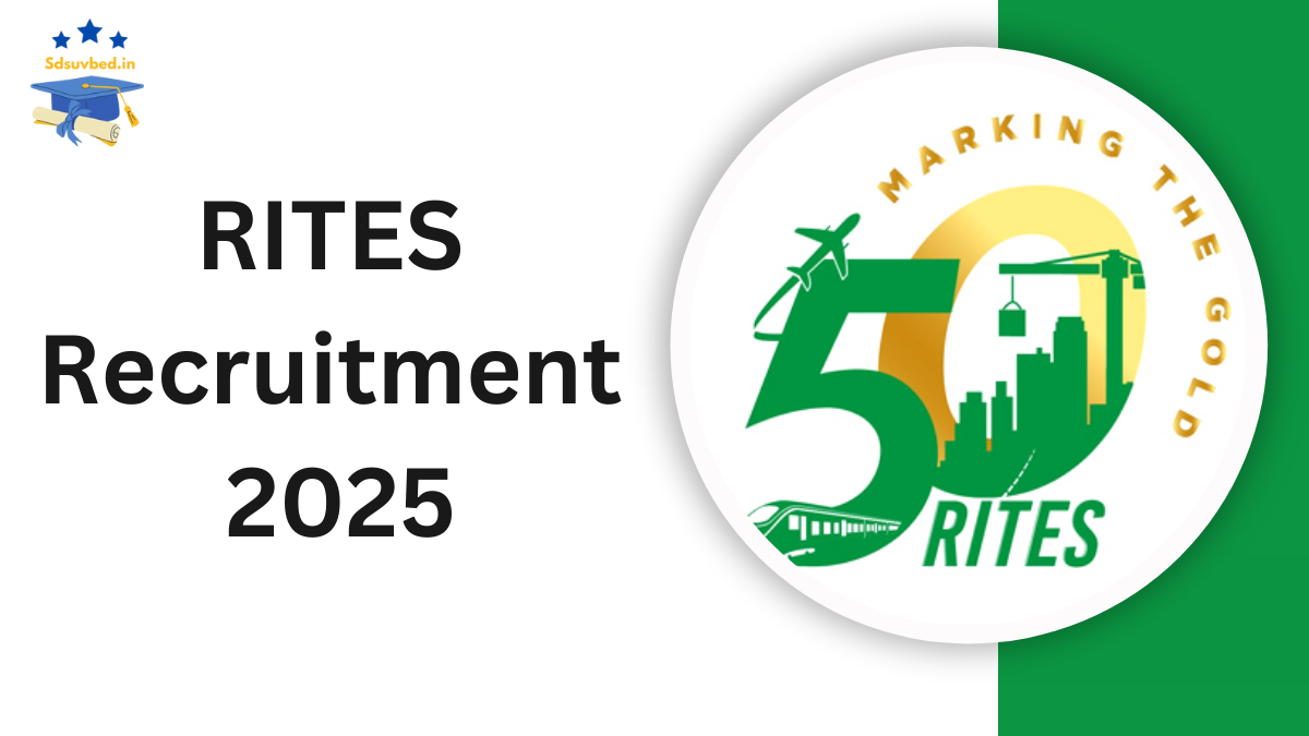 RITES Recruitment 2025: Apply for Engineer (Ultrasonic Testing) Post Online