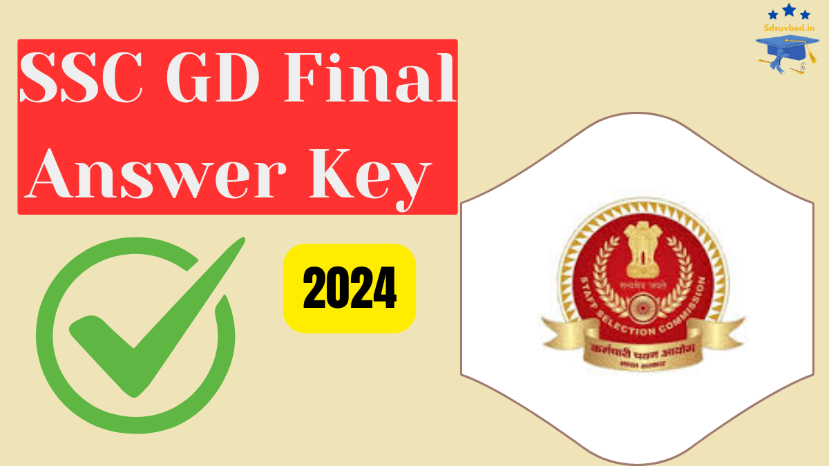 SSC GD Final Answer Key