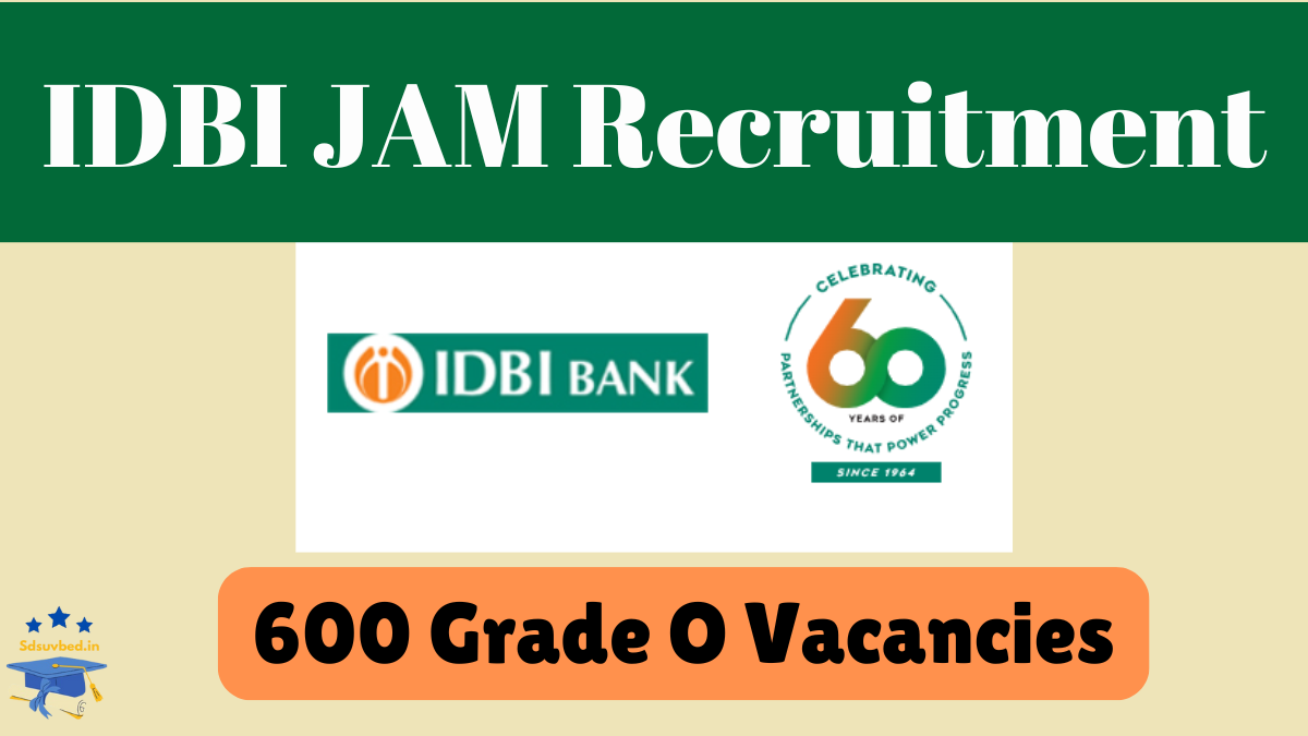 IDBI JAM Recruitment