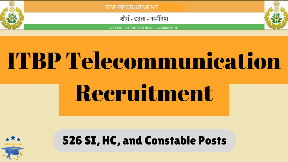 ITBP Telecommunication Recruitment