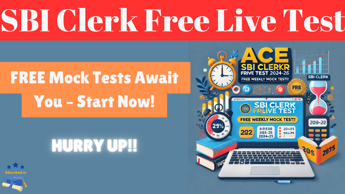 SBI Clerk Free Live Test