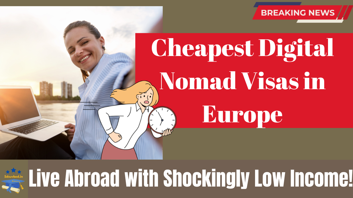 European Digital Nomad Visas with the Lowest Income Requirements