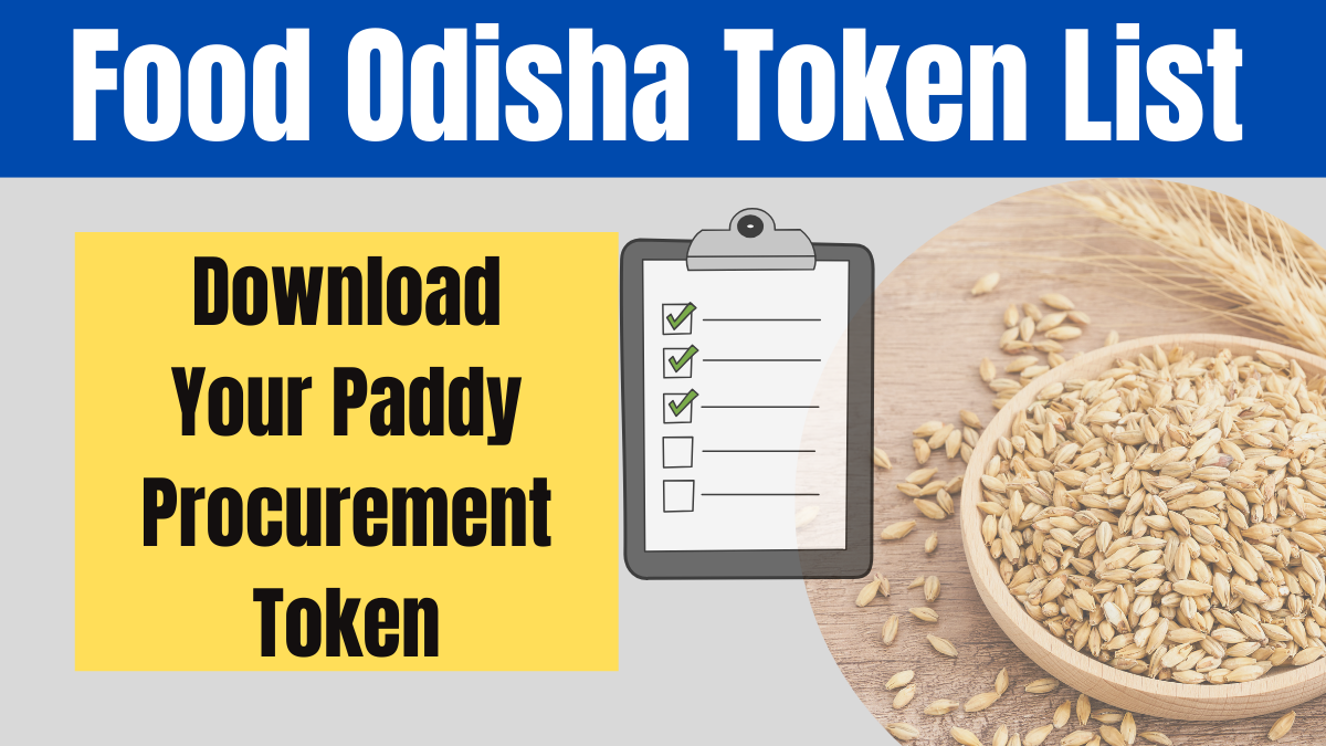 Food Odisha Token List