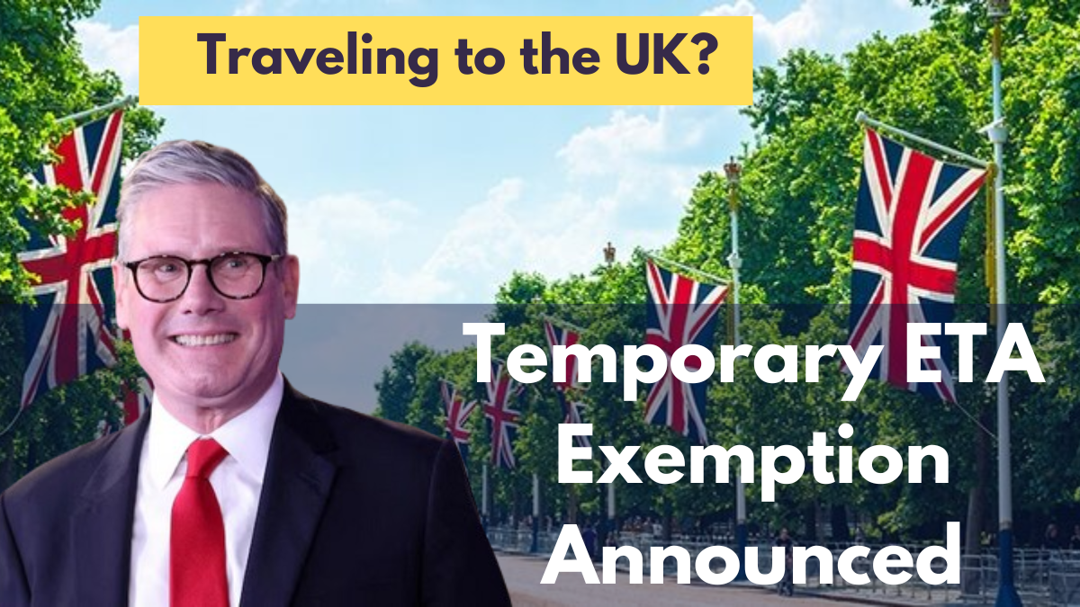 Traveling to the UK? Temporary ETA Exemption Announced – Check Details